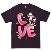 Plum love cow valentine's day Premium Tee - MaliasSmallBusiness