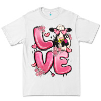 White love cow valentine's day Premium Tee - MaliasSmallBusiness