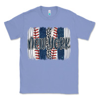 Colony Blue new york baseball team spirit brushstrokes Classic Tee - Artiststas