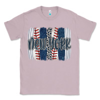 Lilac new york baseball team spirit brushstrokes Classic Tee - Artiststas