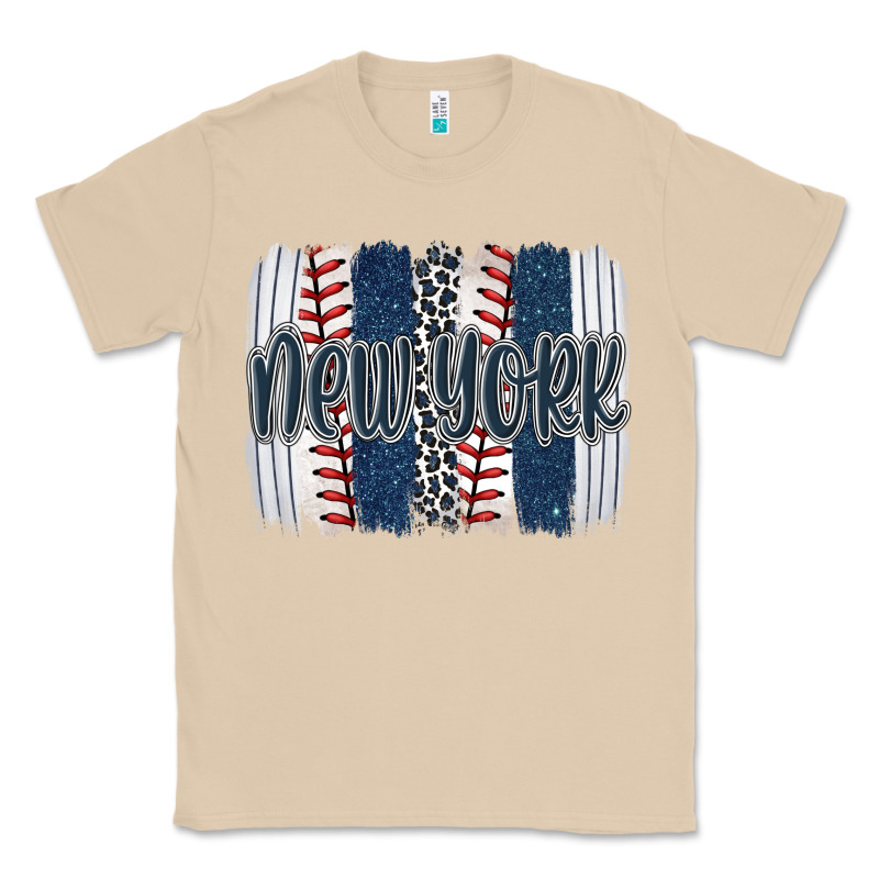 New York Baseball Team Spirit Brushstrokes Classic Tee by Artiststas | Teevron