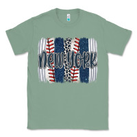 Sage new york baseball team spirit brushstrokes Classic Tee - Artiststas