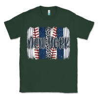 Sports Green new york baseball team spirit brushstrokes Classic Tee - Artiststas