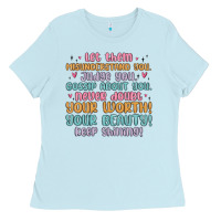 Baby Blue let them Ladies Tee - MaliasSmallBusiness