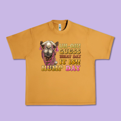 Guess What Day It Is Hump Day Camel Urban Heavy Tee Designed By Barkaloodesign