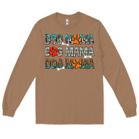 Toasted Coconut Dog Mama Long Sleeve Tee - texasbilliewilder