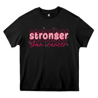 Black stronger than cancer Heavy Core Tee - MaliasSmallBusiness