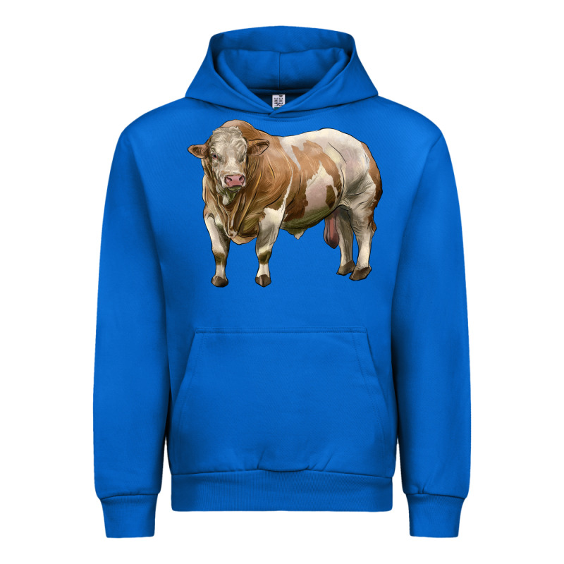Simmental Bull Urban Hoodie by LillyAllenDesigns | Teevron