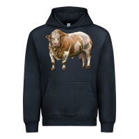 Navy simmental bull Urban Hoodie - LillyAllenDesigns