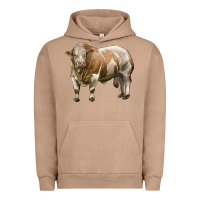 Pigment Burro simmental bull Urban Hoodie - LillyAllenDesigns