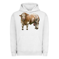 Pigment Lunar Rock simmental bull Urban Hoodie - LillyAllenDesigns