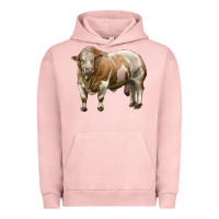 Pigment Salmon simmental bull Urban Hoodie - LillyAllenDesigns