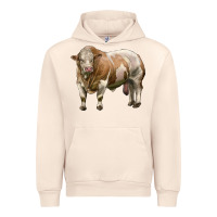 Sandshell simmental bull Urban Hoodie - LillyAllenDesigns