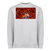 Heather Grey wizard boy and owl Heavyweight Sweatshirt - TumblerDesignByShophia