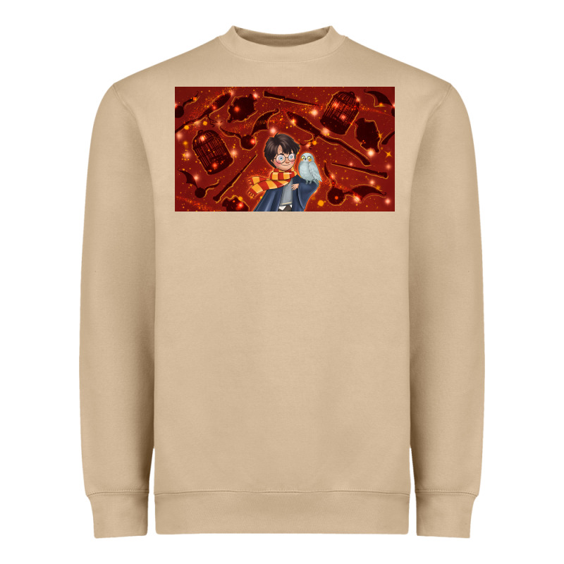 Wizard Boy And Owl Heavyweight Sweatshirt by TumblerDesignByShophia | Teevron