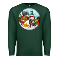 Christmas Pig With Chicken Premium Sweatshirt | Teevron