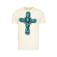 Vintage Arctic western Gemstone cross Vintage Tee - Artiststas