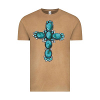 Vintage Camel western Gemstone cross Vintage Tee - Artiststas