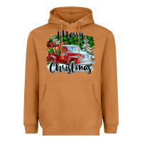 Merry Christmas Truck With Gifts Heavyweight Hoodie | Teevron