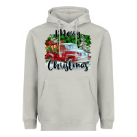 Moon Dust Merry Christmas Truck With Gifts Heavyweight Hoodie - FaDigitalArtStudio