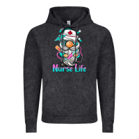 Vintage Black nurse life  gnome Vintage Hoodie - BarkalooDesign