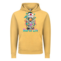Vintage Mustard nurse life  gnome Vintage Hoodie - BarkalooDesign