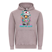Vintage Zinc nurse life  gnome Vintage Hoodie - BarkalooDesign