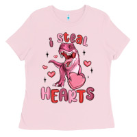Bubblegum Pink i steal hearts Ladies Tee - MaliasSmallBusiness