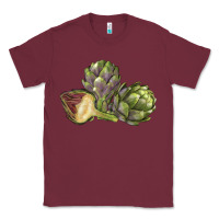 Burgundy Artichoke Classic Tee - LillyAllenDesigns
