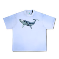 Grape Ice humpback whale Urban Heavy Tee - BarkalooDesign