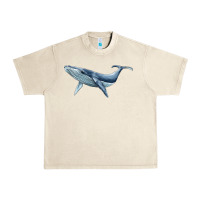 Sandshell humpback whale Urban Heavy Tee - BarkalooDesign