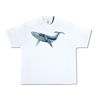 White humpback whale Urban Heavy Tee - BarkalooDesign