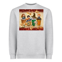 Heather Grey wizards coffee cups Heavyweight Sweatshirt - TumblerDesignByShophia