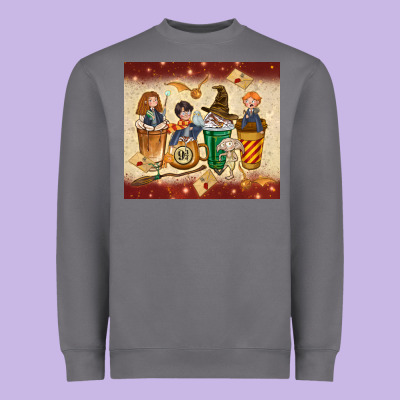 Wizards Coffee Cups Heavyweight Sweatshirt Designed By Tumblerdesignbyshophia