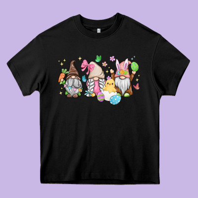 Easter Gnomies Heavy Core Tee Designed By Maliassmallbusiness