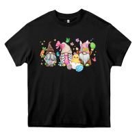 Black easter gnomies Heavy Core Tee - MaliasSmallBusiness