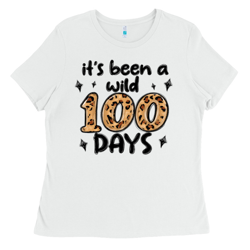 Its Been A Wild 100 Days Ladies Tee by MaliasSmallBusiness | Teevron