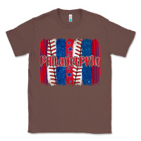 Chestnut philadelphia baseball team spirit brushstrokes Classic Tee - Artiststas