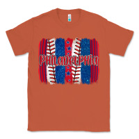 Philadelphia Baseball Team Spirit Brushstrokes Classic Tee | Teevron