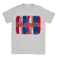 Moon Dust philadelphia baseball team spirit brushstrokes Classic Tee - Artiststas