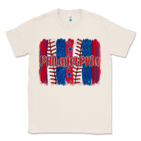 Natural philadelphia baseball team spirit brushstrokes Classic Tee - Artiststas