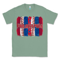 Sage philadelphia baseball team spirit brushstrokes Classic Tee - Artiststas