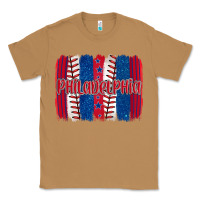 Toasted Coconut philadelphia baseball team spirit brushstrokes Classic Tee - Artiststas