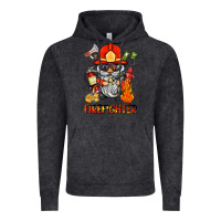 Vintage Black firefighter gnome Vintage Hoodie - BarkalooDesign