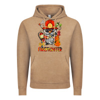 Firefighter Gnome Vintage Hoodie | Teevron
