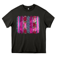 Asphalt valentine's day floral leopard brushstroke Heavy Core Tee - AdoDesignShop