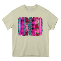Mossy valentine's day floral leopard brushstroke Heavy Core Tee - AdoDesignShop
