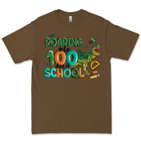 Cacao roaring into 100 day of school Premium Tee - MaliasSmallBusiness
