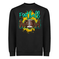 Black Football Mom Mother's Day Heavyweight Sweatshirt - HowdyJamesFarm