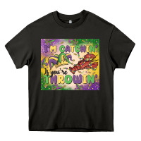 Asphalt i'm catchin' if you're throwin Heavy Core Tee - MaliasSmallBusiness